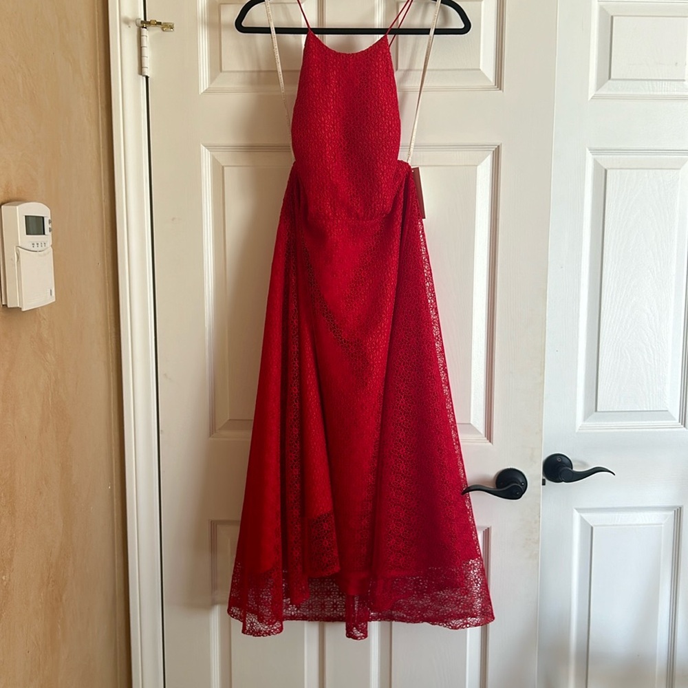 Jenny Yoo Collection Red Lace Party Dress❤️💃
